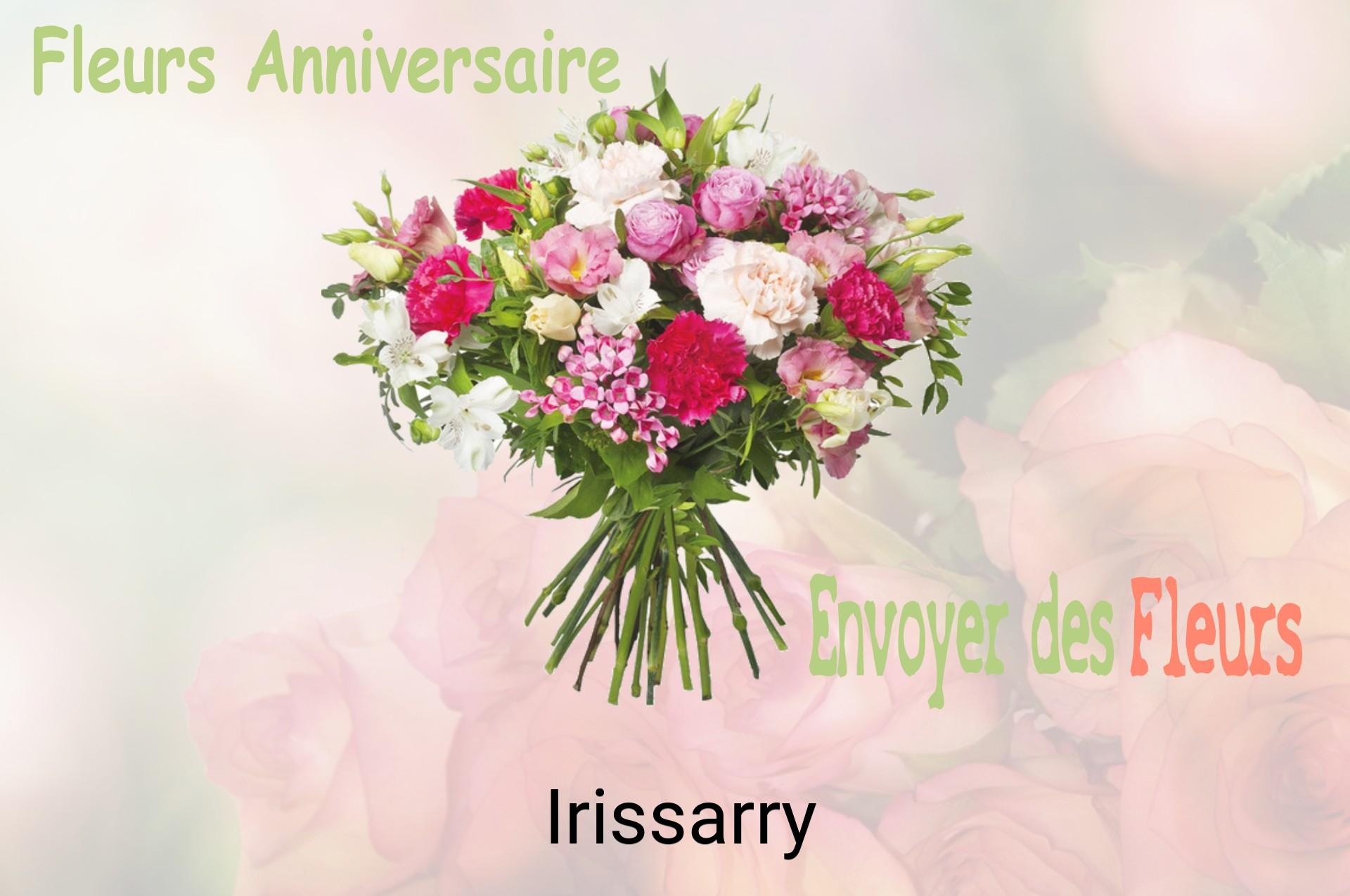 Bouquet de fleurs d’anniversaire livré à Irissarry