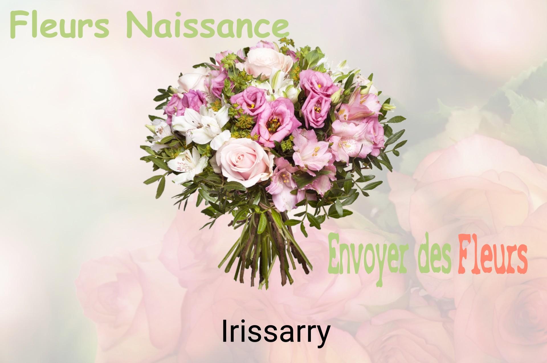 Bouquet de fleurs de naissance livré à Irissarry